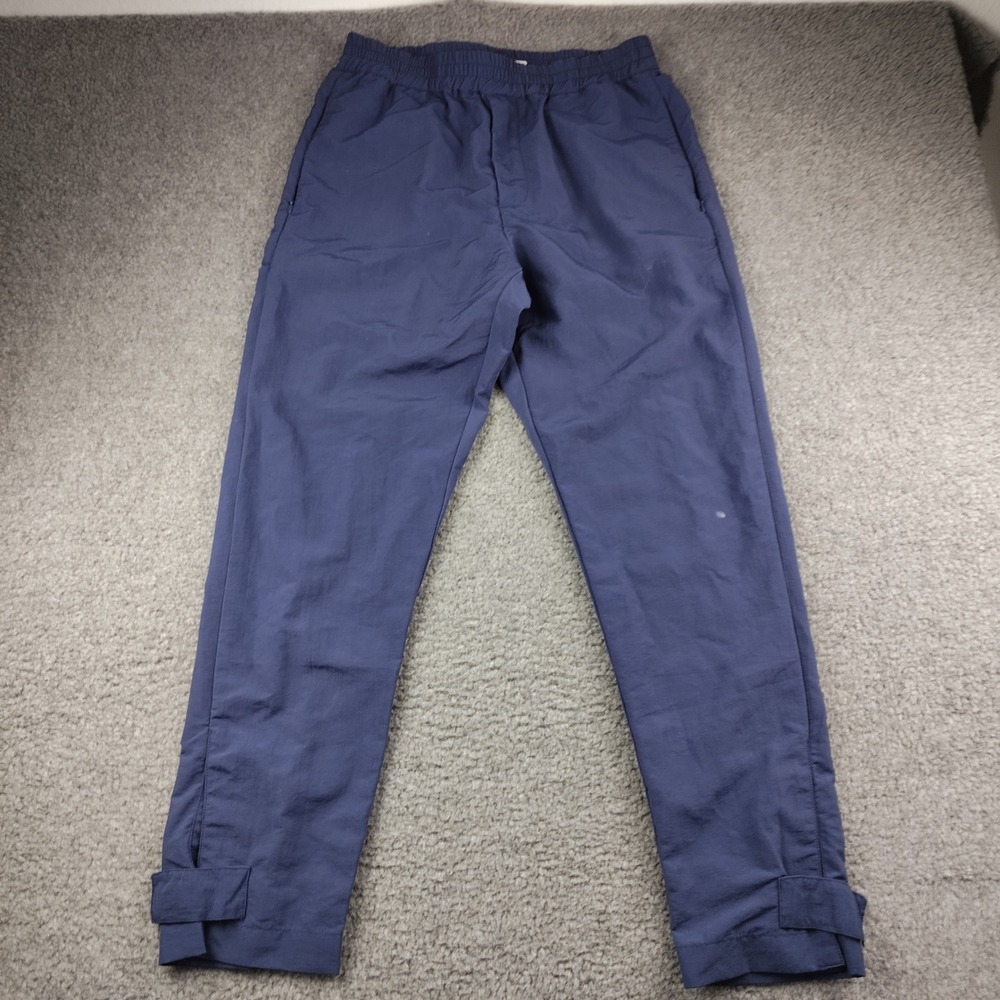 Hidden NY Tech Pants Navy Blue Streetwear Elastic Waist Mens Size Medium